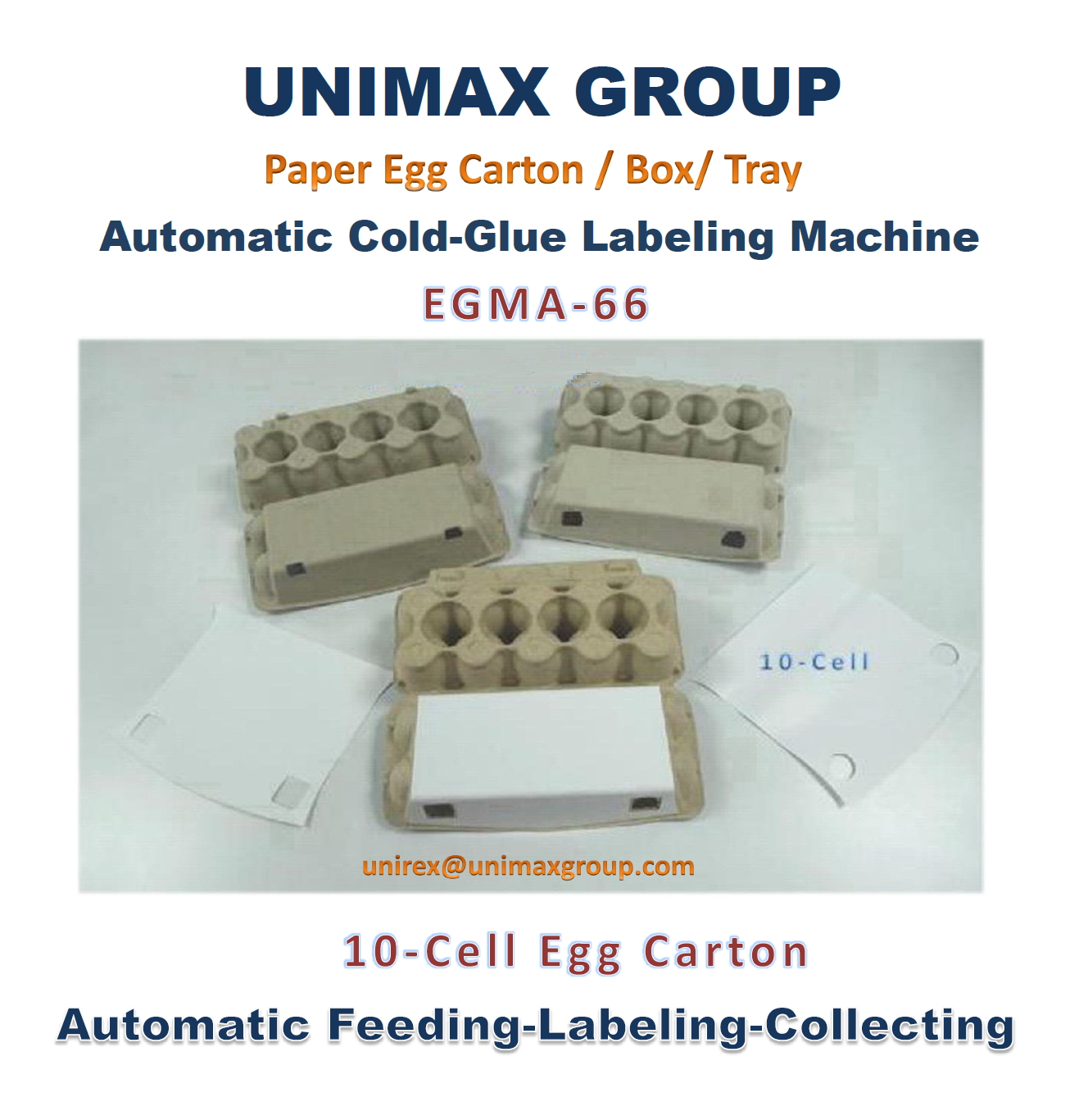 Paper Egg Box / Carton / Tray Automatic Labeling Machine